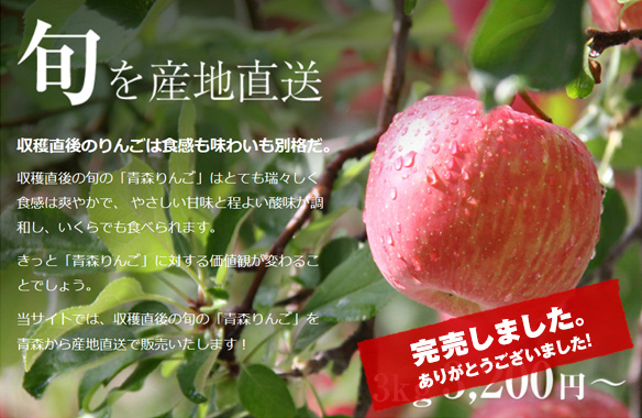 旬の青森りんご販売 りんごの惑星ネットショップ